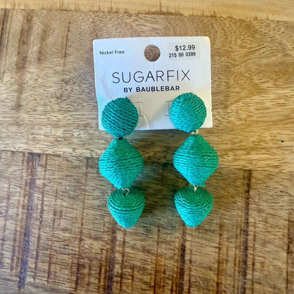 Baublebar Green Drop Earrings
